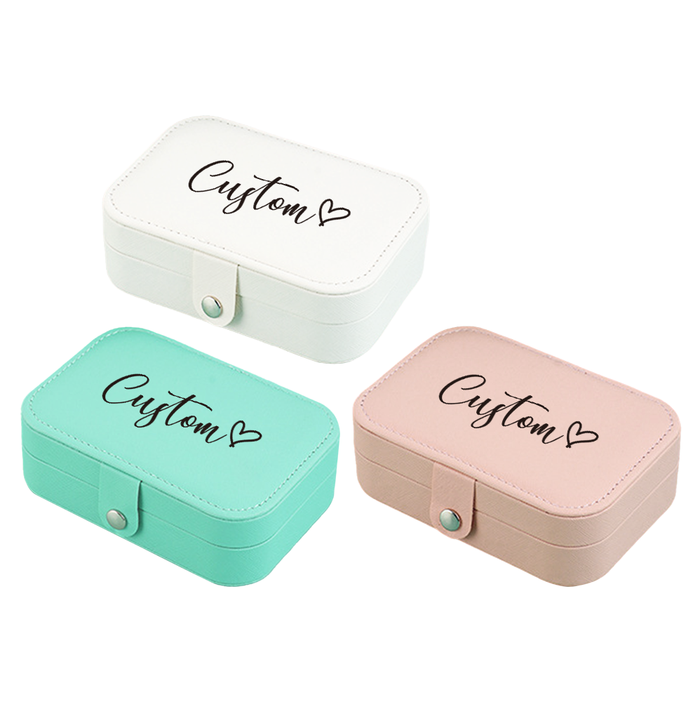 Jewelry & Watches Ltd - Personalized Customized Portable Button Jewelry Box
