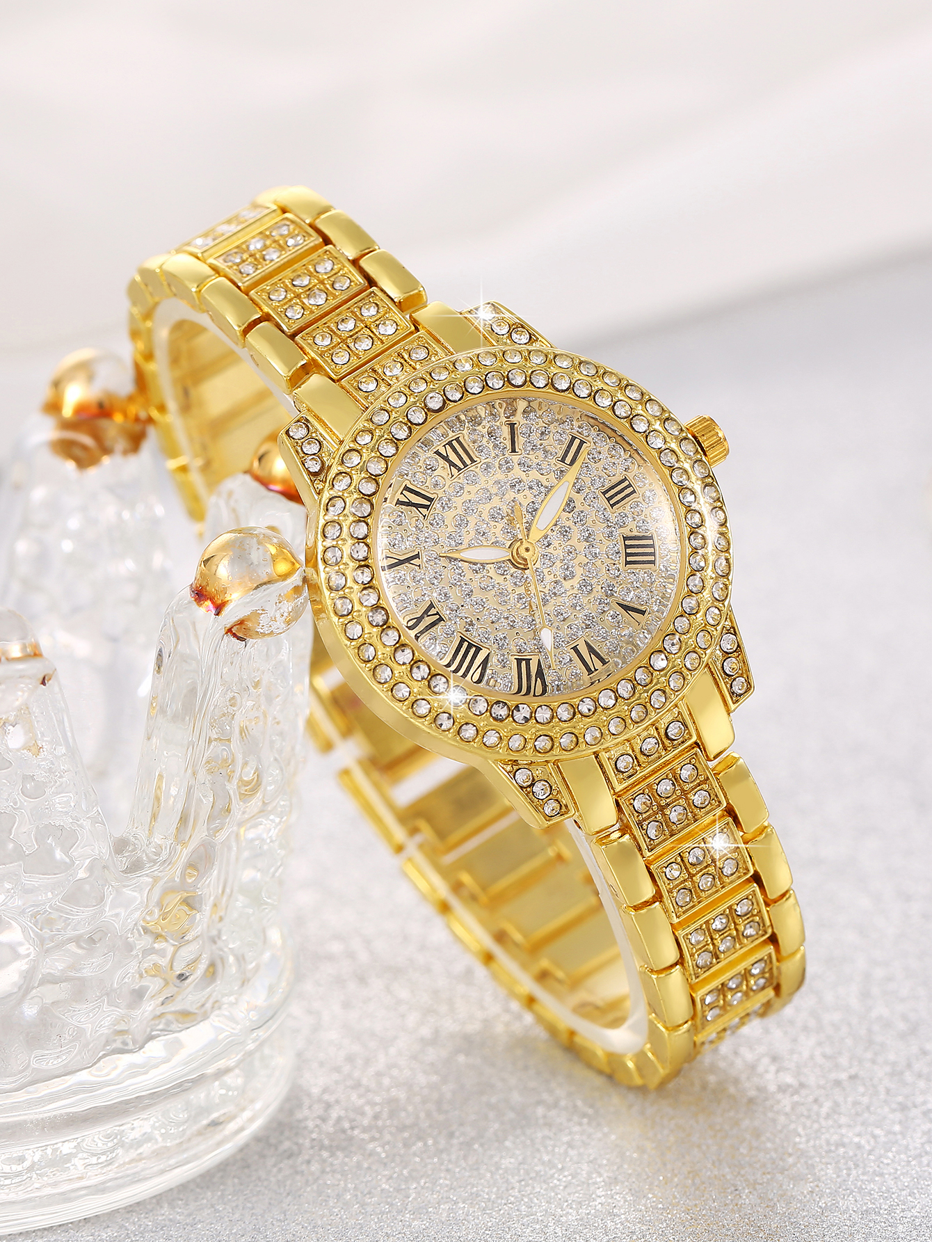 Fashionable round Ladies Quart - Jewelry Watches For Ladies avaliação e preço