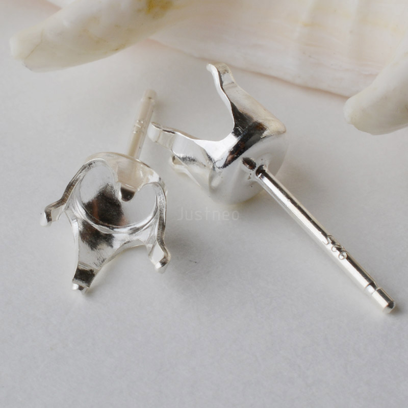Solid 925 Sterling Silver Snap - Hoop Earrings avaliação e preço
