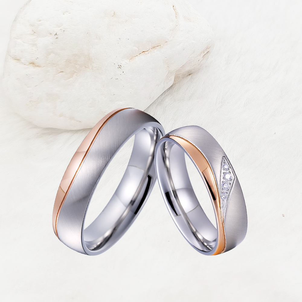Finger Rings For Girls Couples - Titanium Steel Ring avaliação e preço