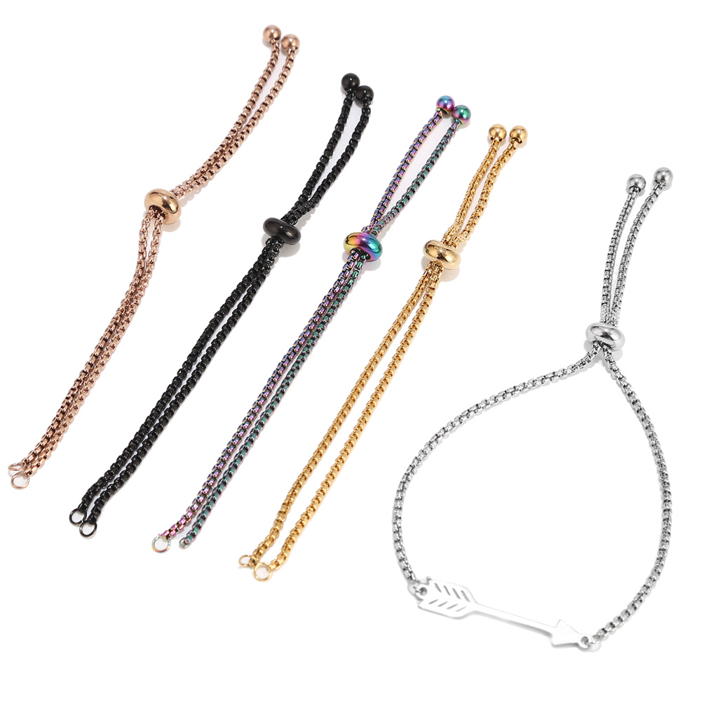 10PCS Bulk Wholesale Stainless - Rose Gold Bracelet avaliação e preço