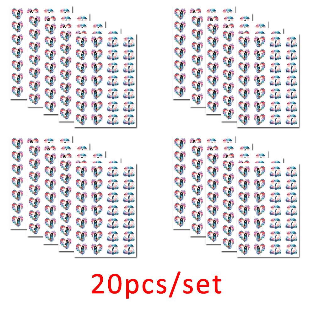20pcs/set Heart Mother's Day P - Jewelry & Watches Ltd avaliação e preço