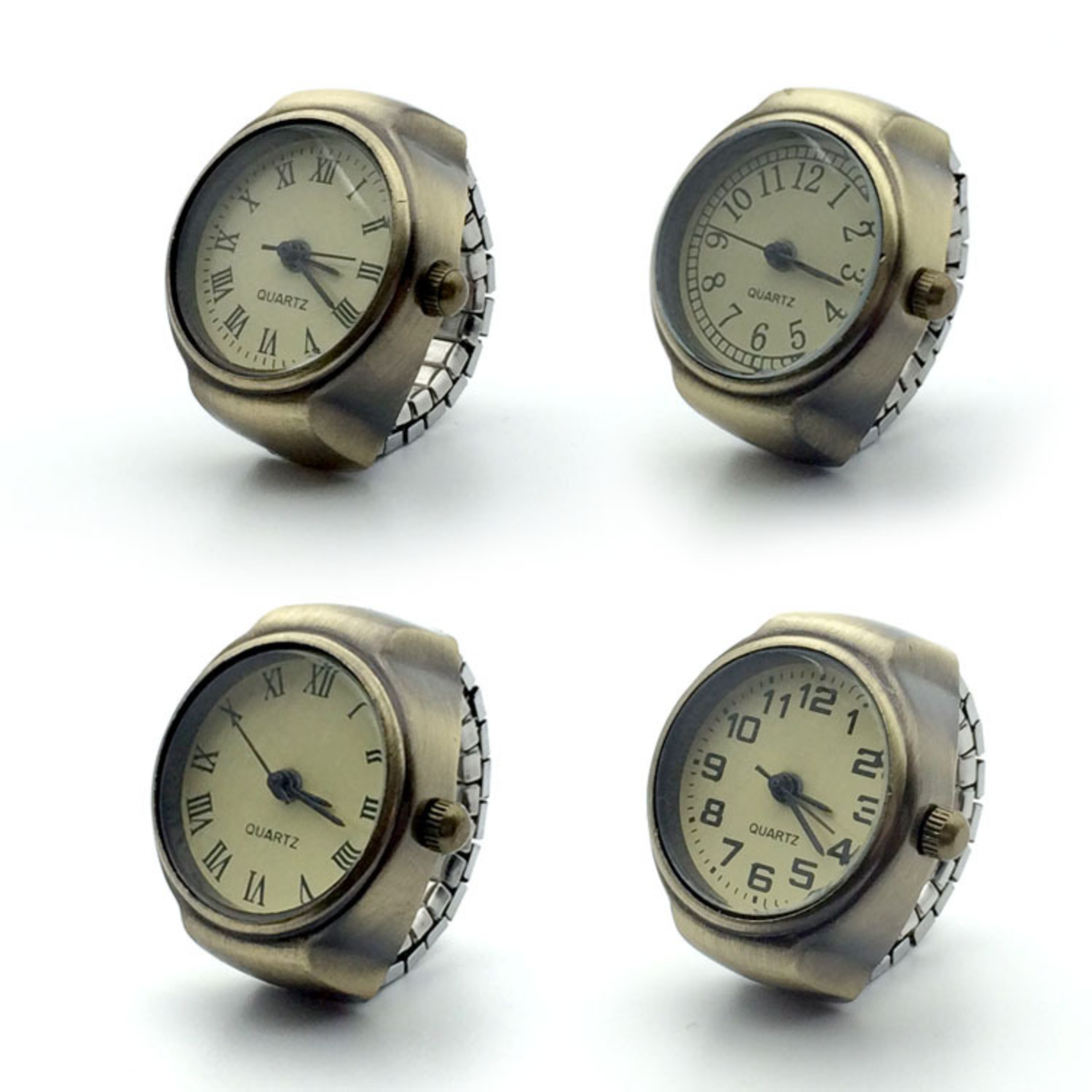 Unisex Vintage Ring Watch Crea - Unique Jewelry Watches avaliação e preço