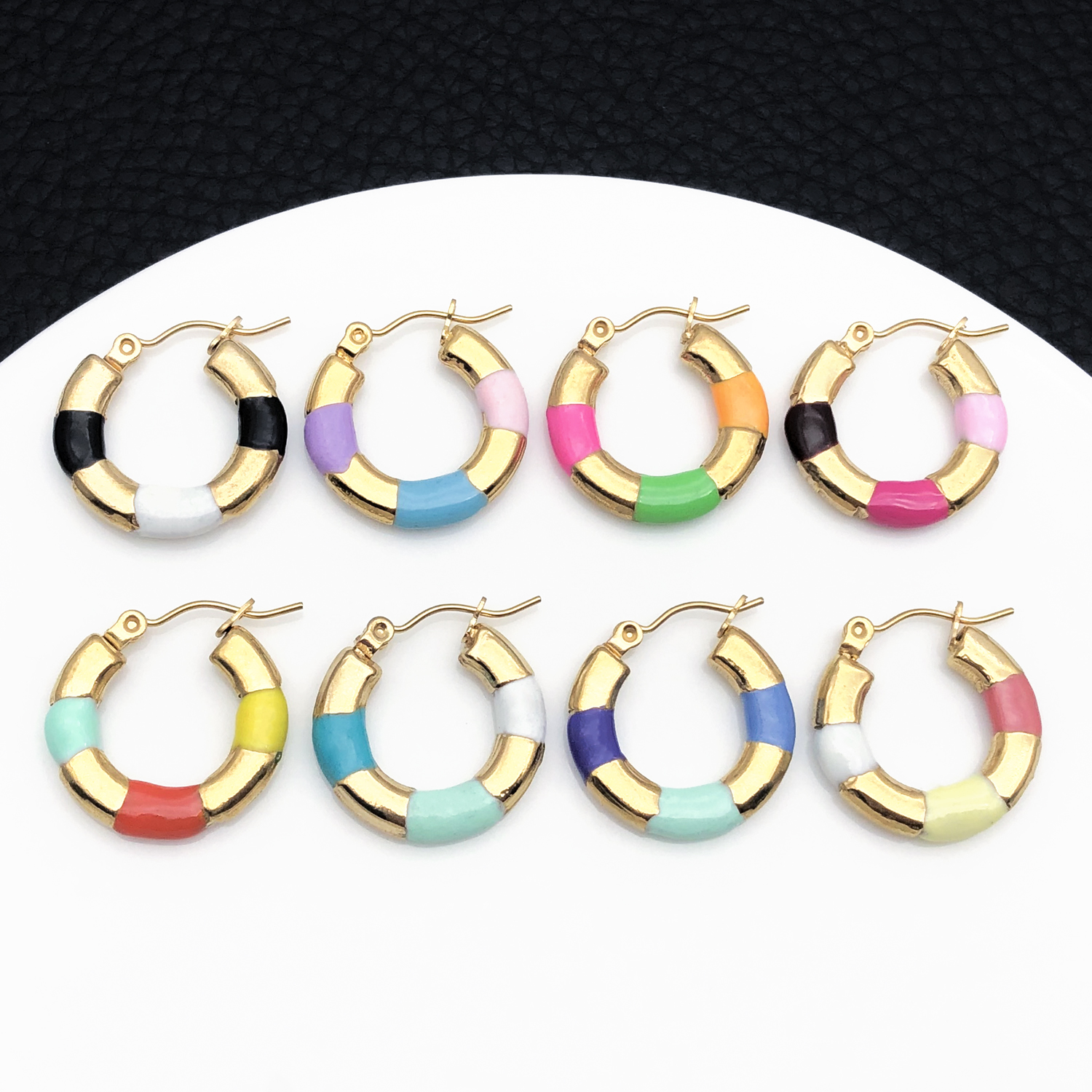 2pcs 20x20mm Simple Rectangle  - Hoop Earrings avaliação e preço