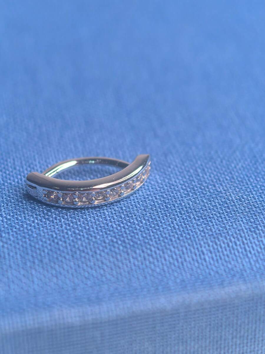 925 Sterling Silver Small Roun - Sterling Silver Ring avaliação e preço