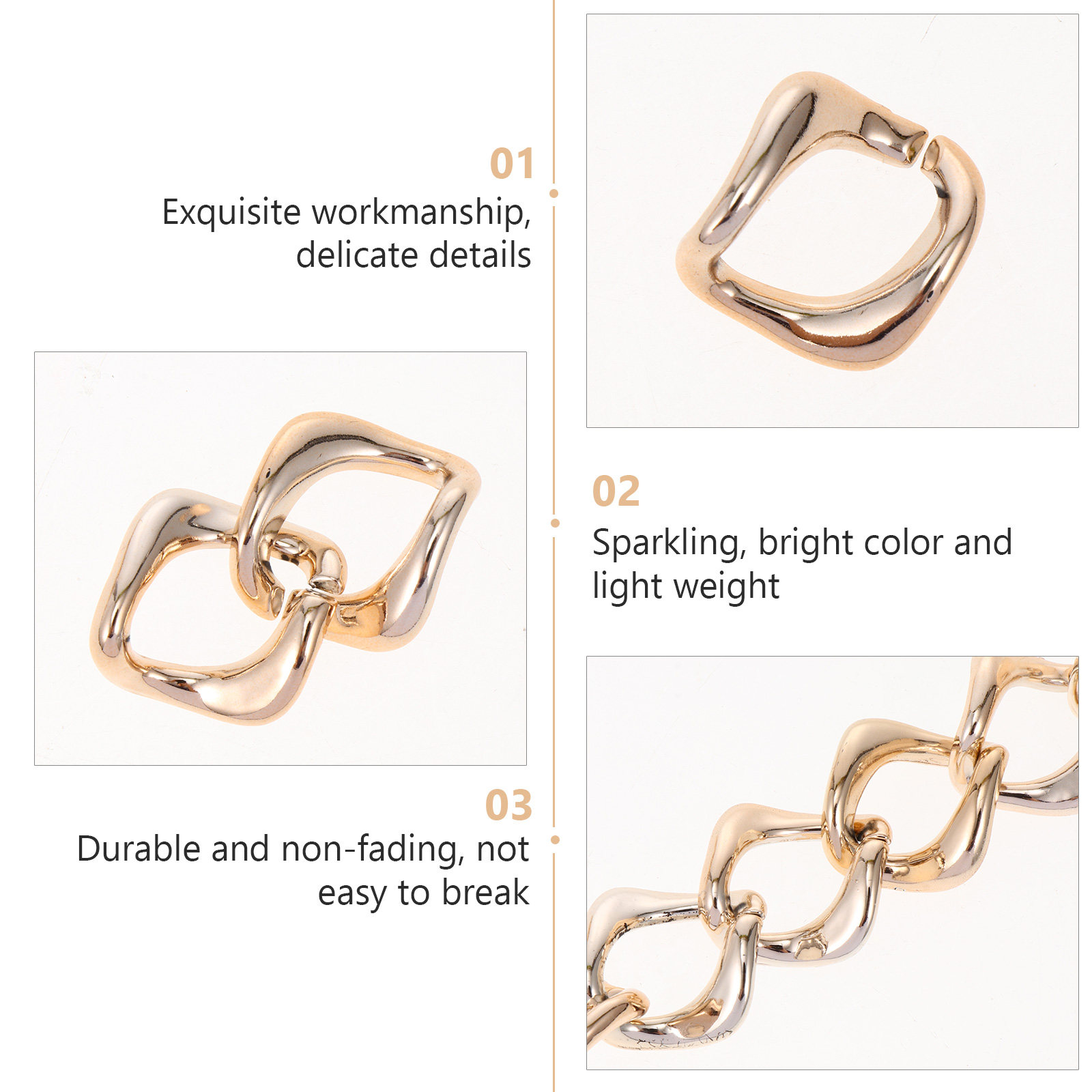 100Pcs Rose Gold Color Electro - Rose Gold Bracelet avaliação e preço