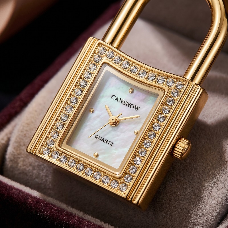 Unique Women's Lock Watch Luxu - Unique Jewelry Watches avaliação e preço