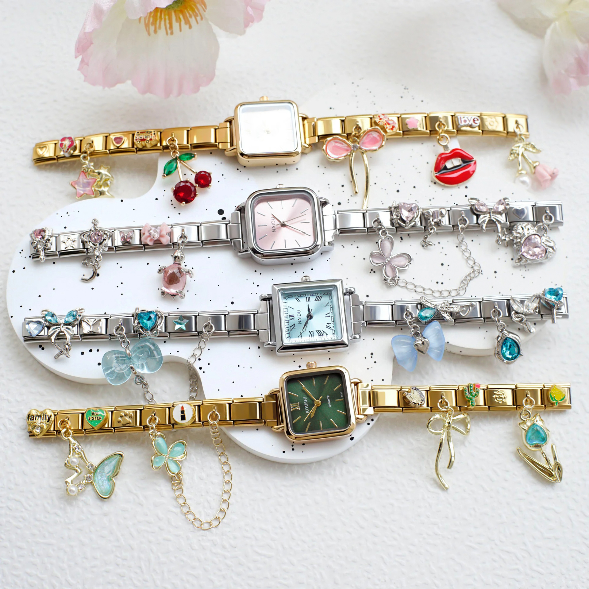 Women Square Italian Watch Sta - Jewelry Watches For Ladies avaliação e preço