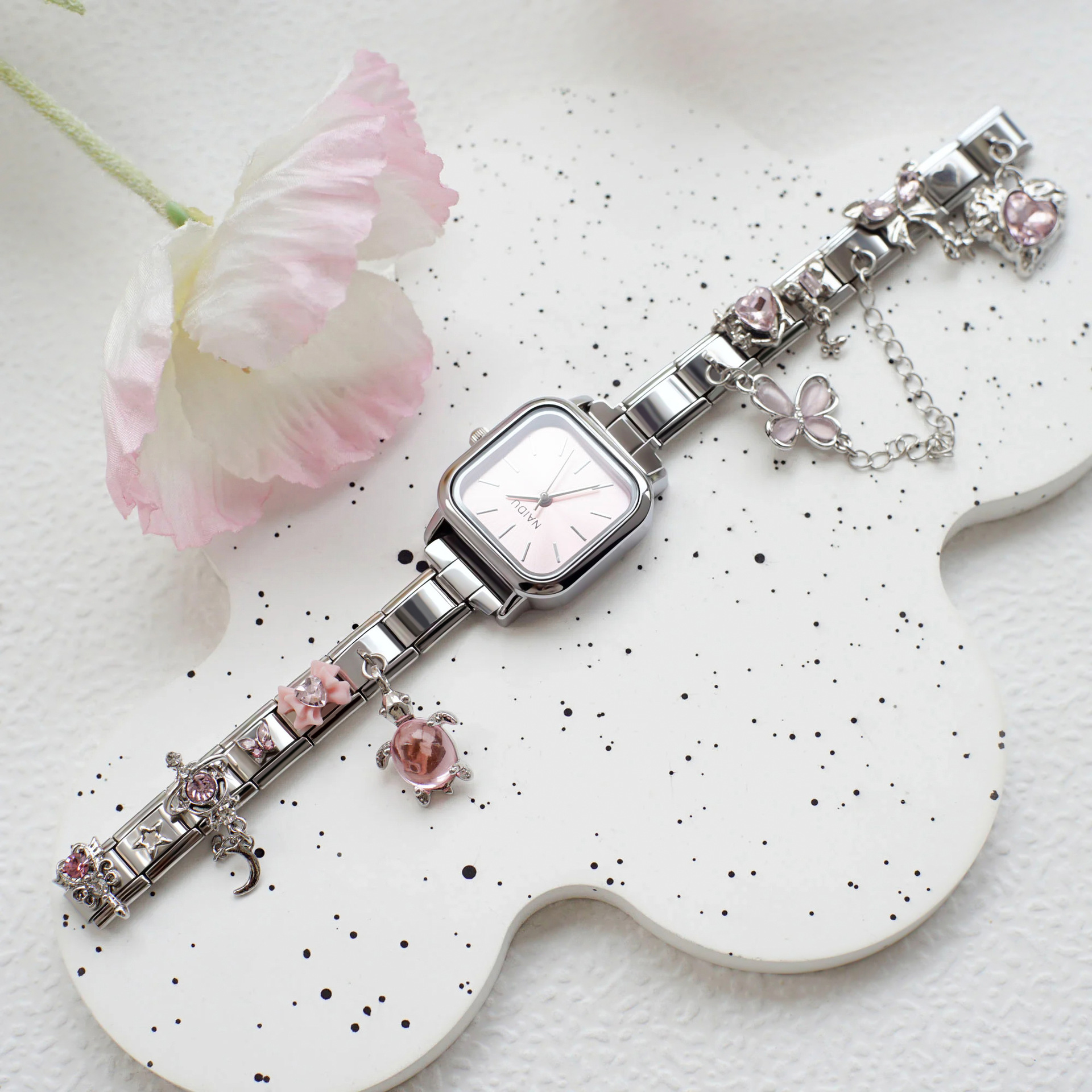 Women Square Italian Watch Sta - Jewelry Watches For Ladies avaliação e preço