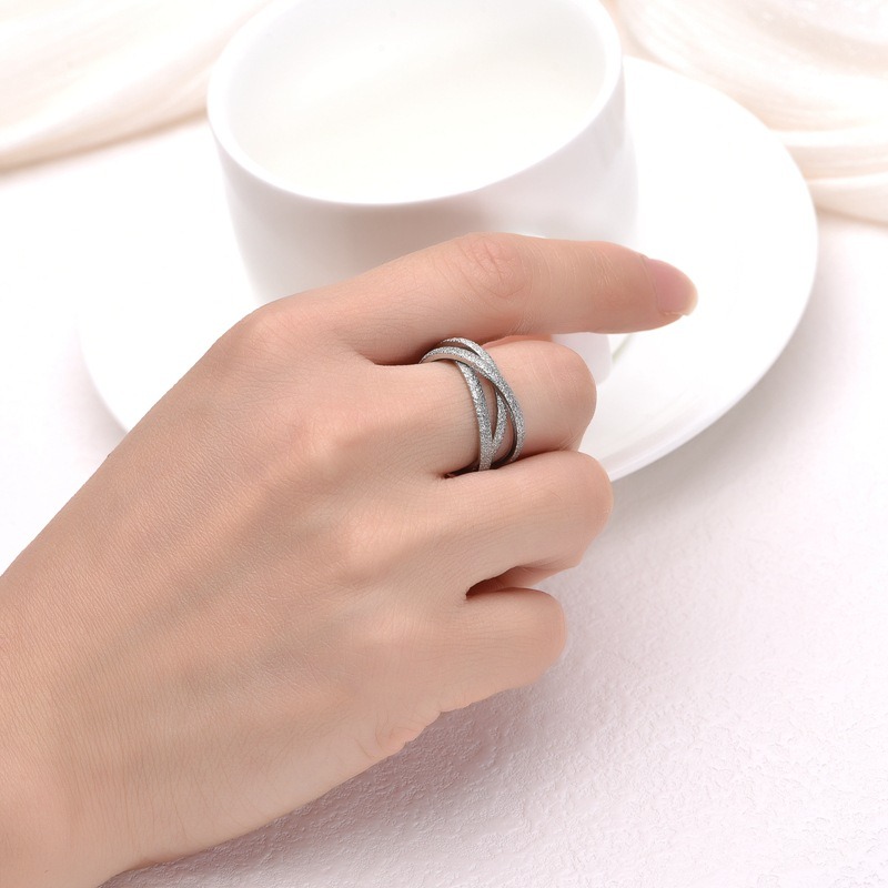 Kolmnsta Triple Interlocked Ro - Titanium Steel Ring avaliação e preço