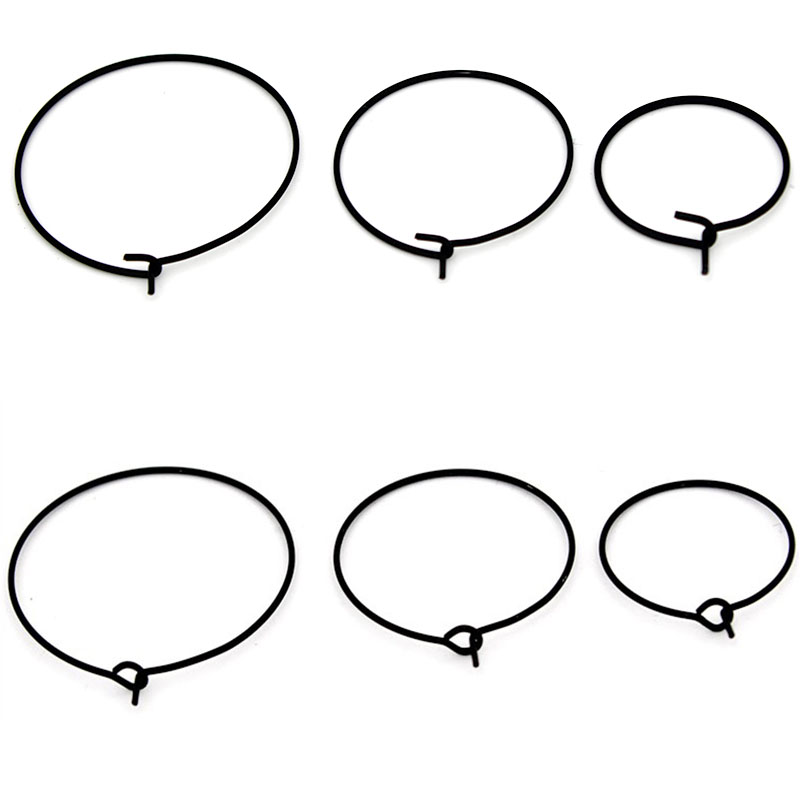 20Pcs 20mm 25mm 30mm Stainless - Hoop Earrings avaliação e preço