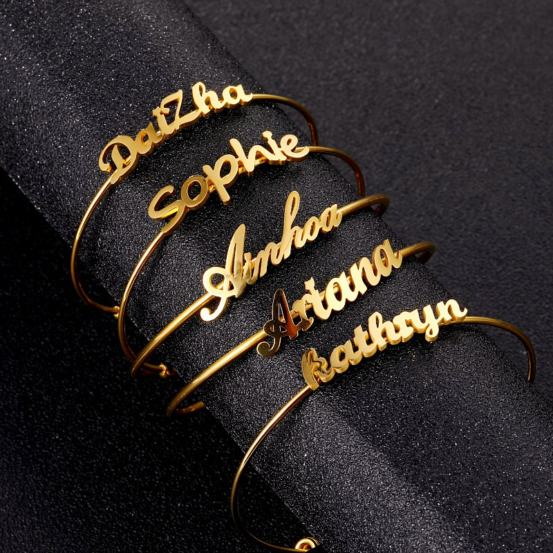 20 Styles Fashion Customized N - Rose Gold Bracelet avaliação e preço