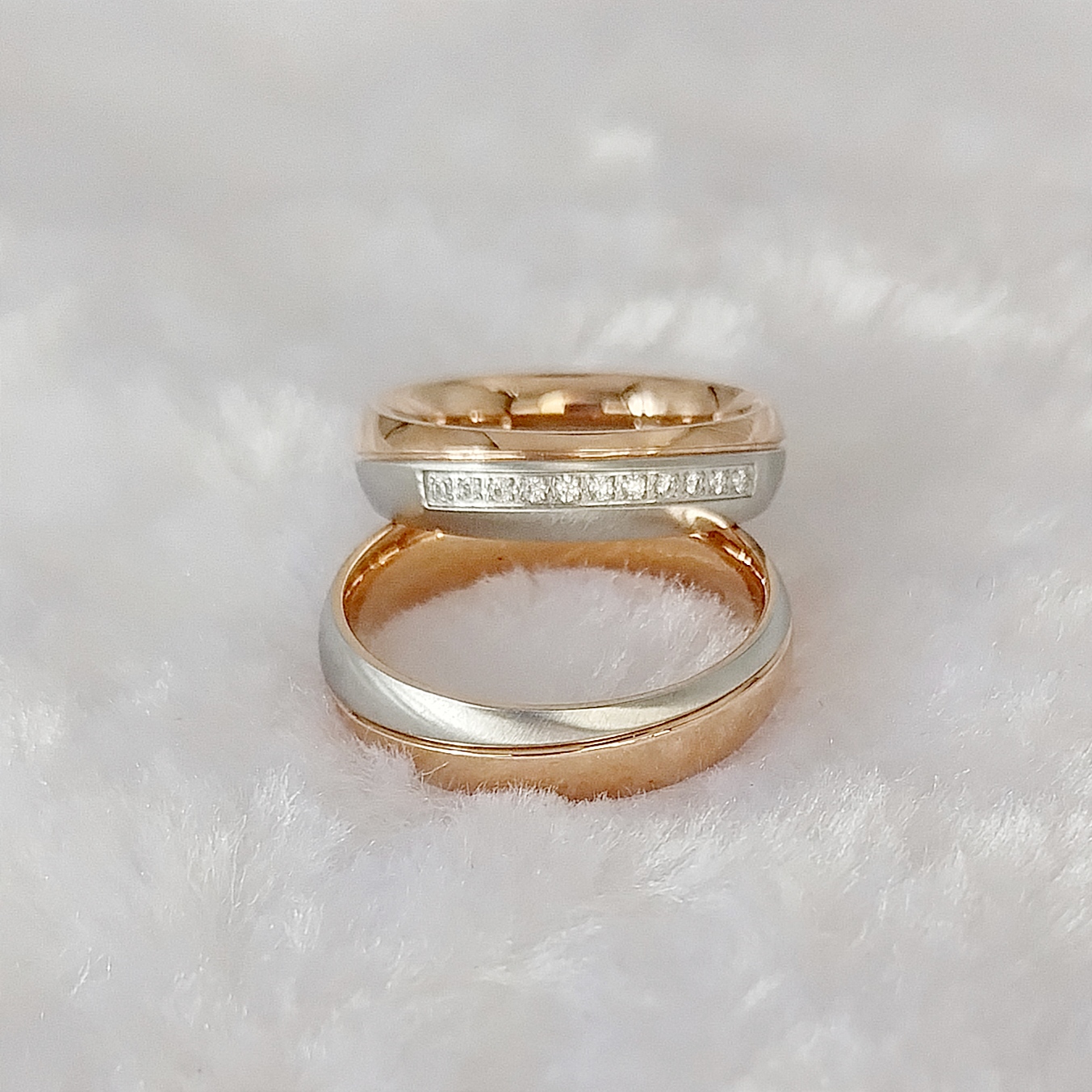 Designer Handmade 18K Rose Gol - Titanium Steel Ring avaliação e preço