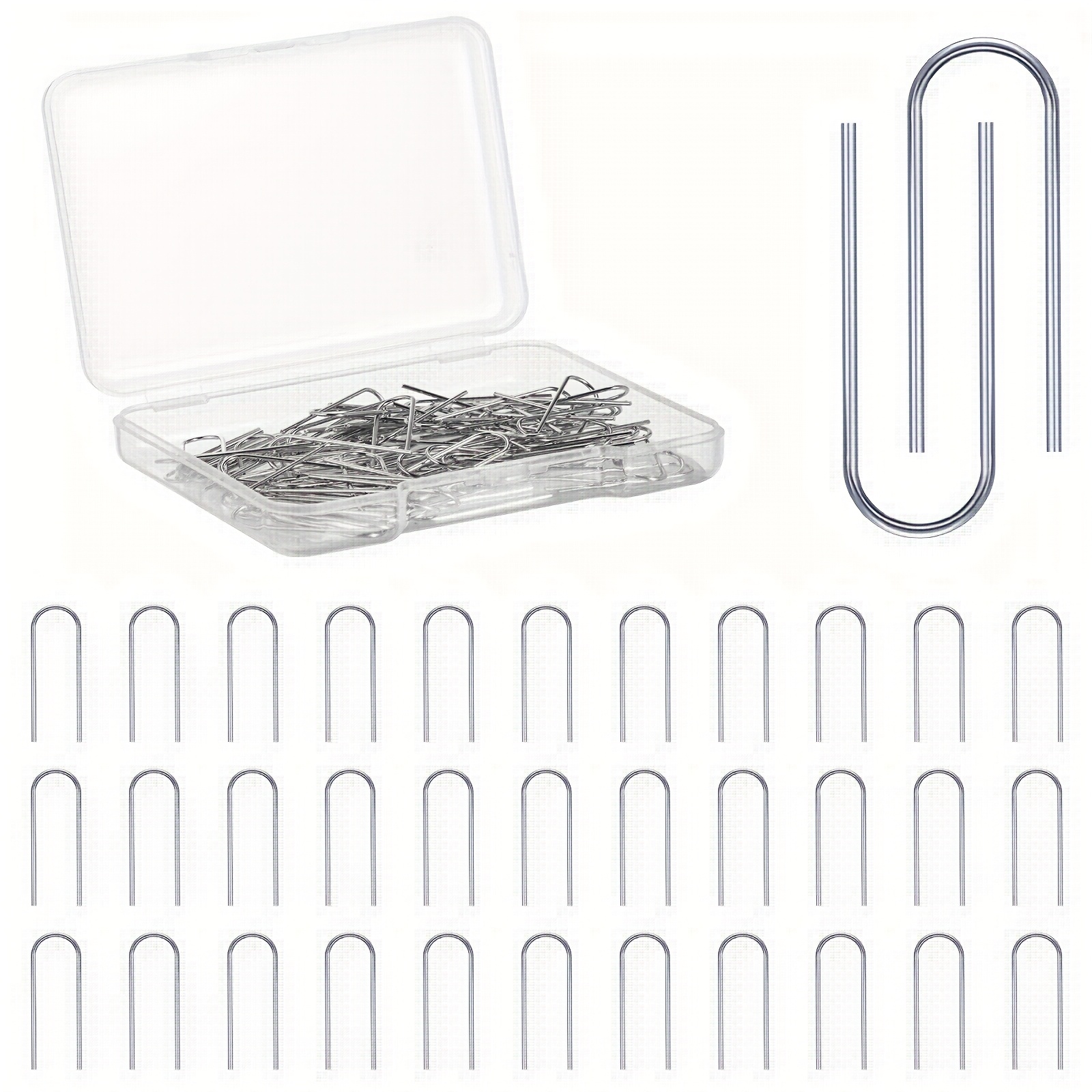 1 Box /100 Pieces U-shaped tit - Titanium Steel Ring avaliação e preço