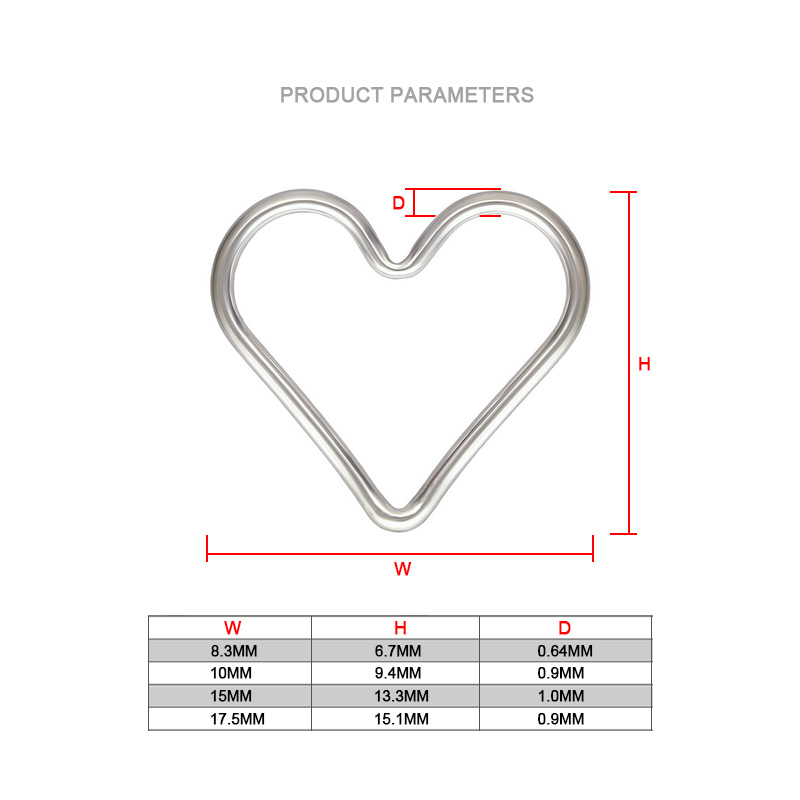 925 Sterling Silver Heart Jump - Sterling Silver Ring avaliação e preço