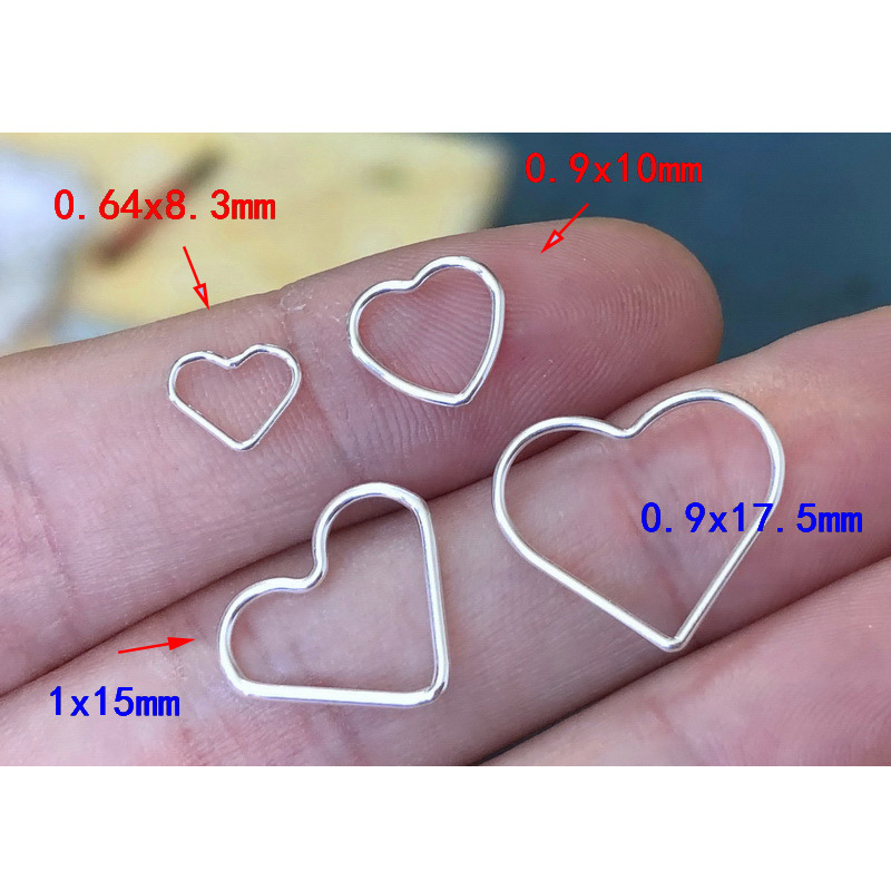925 Sterling Silver Heart Jump - Sterling Silver Ring avaliação e preço