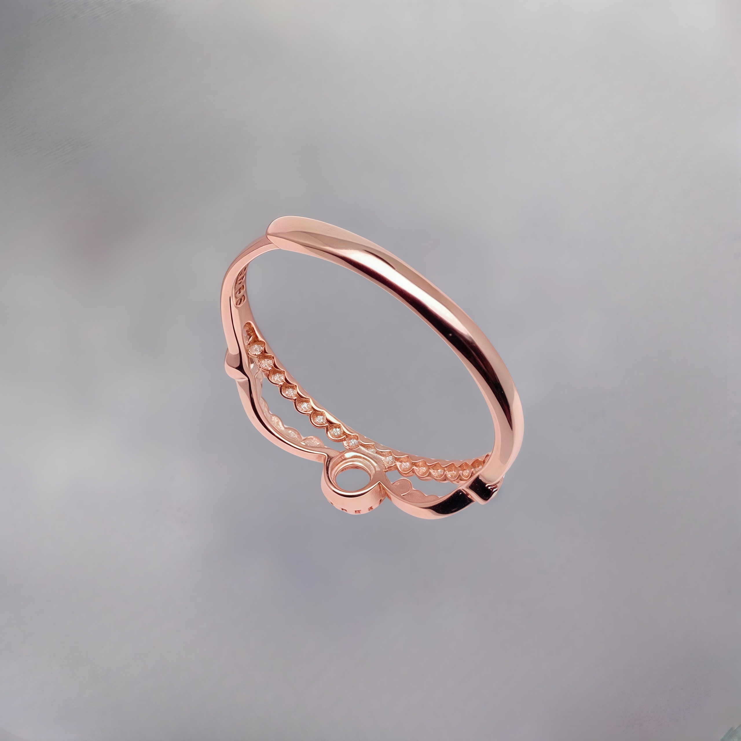 L S925 Sterling Silver DIY Emp - Sterling Silver Ring avaliação e preço