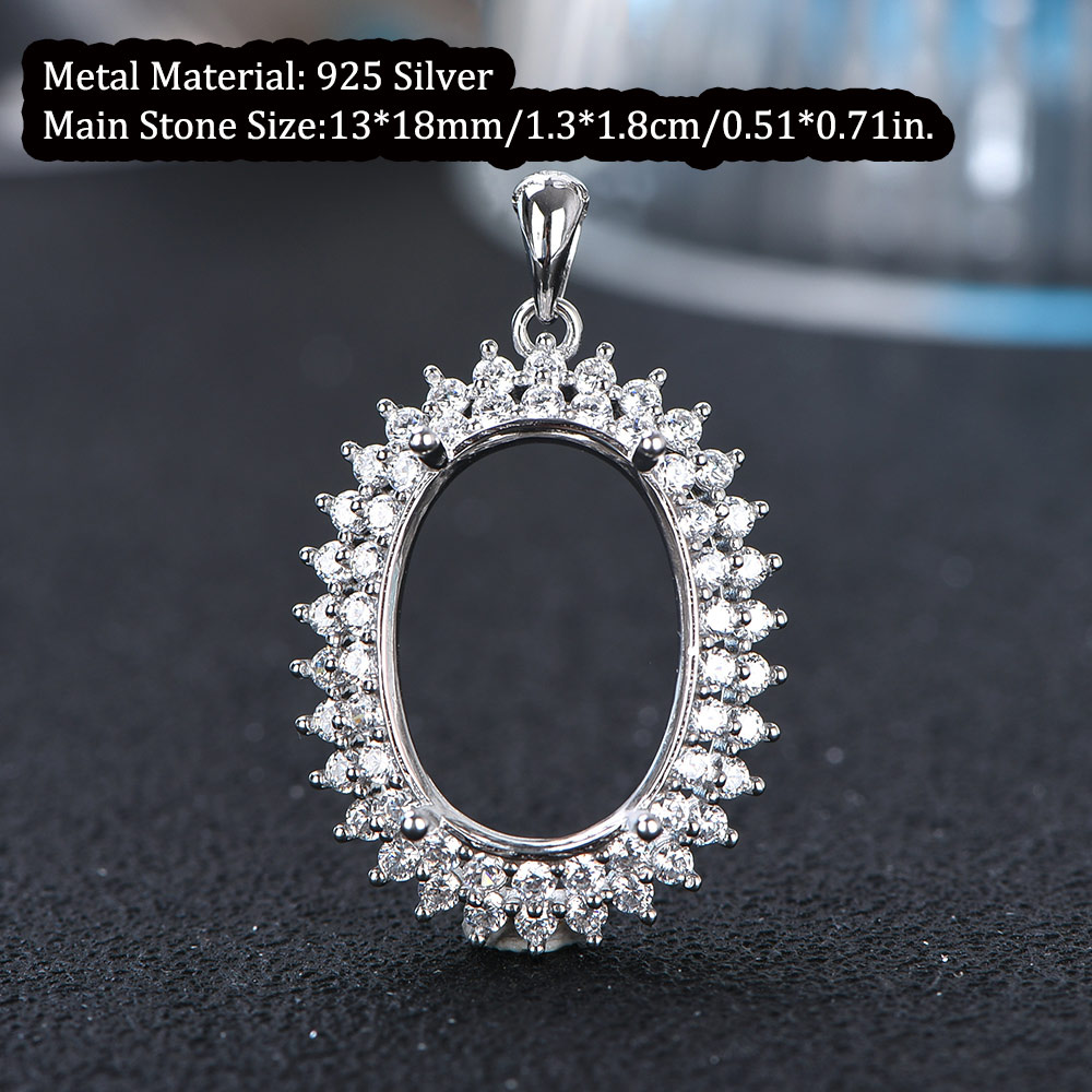 13x18mm S925 Sterling Silver R - Sterling Silver Ring avaliação e preço