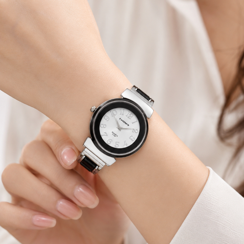 Luxury Two-tone Alloy Women's  - Jewelry Watches For Ladies avaliação e preço