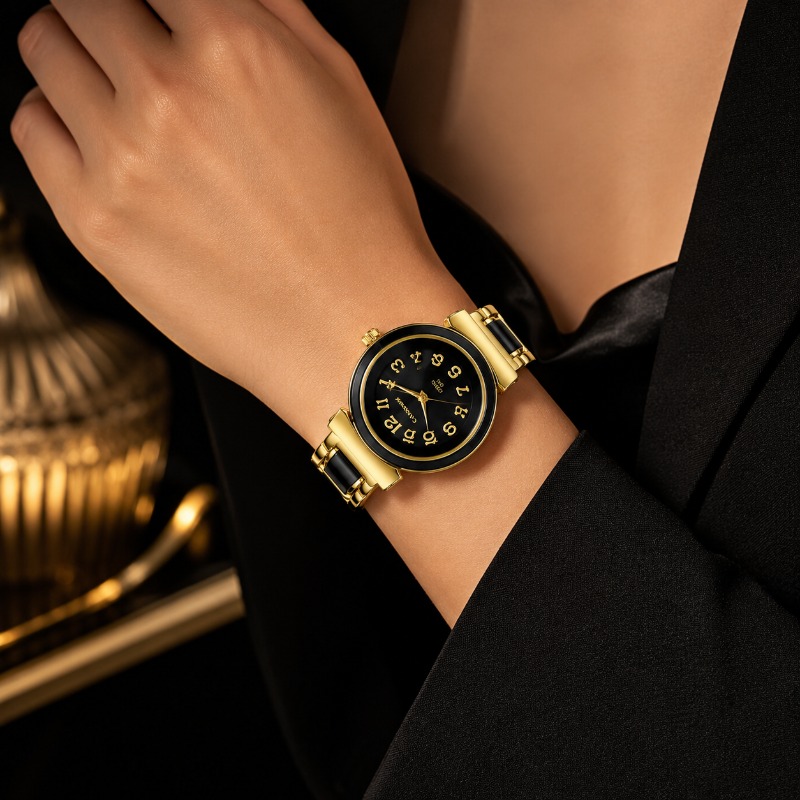 Luxury Two-tone Alloy Women's  - Jewelry Watches For Ladies avaliação e preço