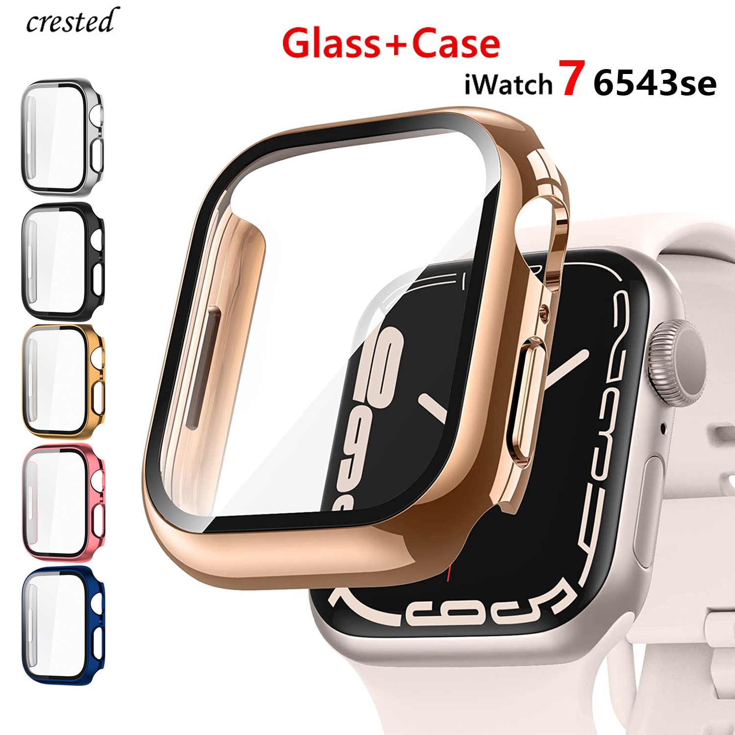 Glass+cover For Apple Watch Ca - Jewelry Smart Watches avaliação e preço