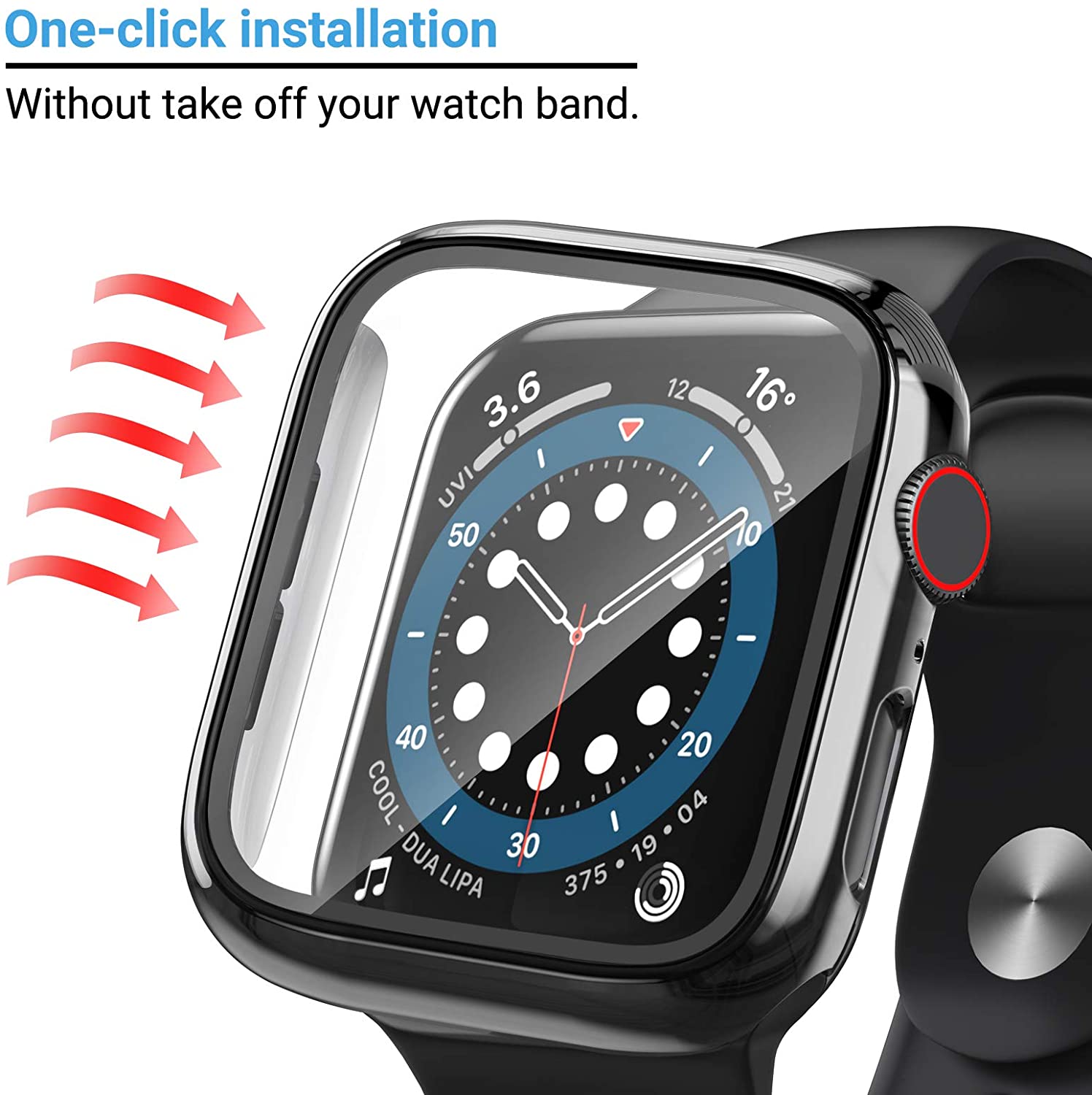 Glass+cover For Apple Watch Ca - Jewelry Smart Watches avaliação e preço