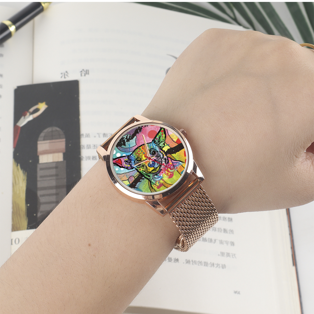 45/38 mm Souvenir Women's Wris - Rose Gold Bracelet avaliação e preço