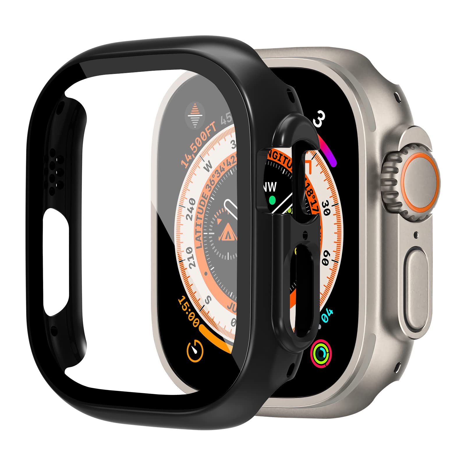 Glass+case For Apple Watch Ult - Jewelry Smart Watches avaliação e preço