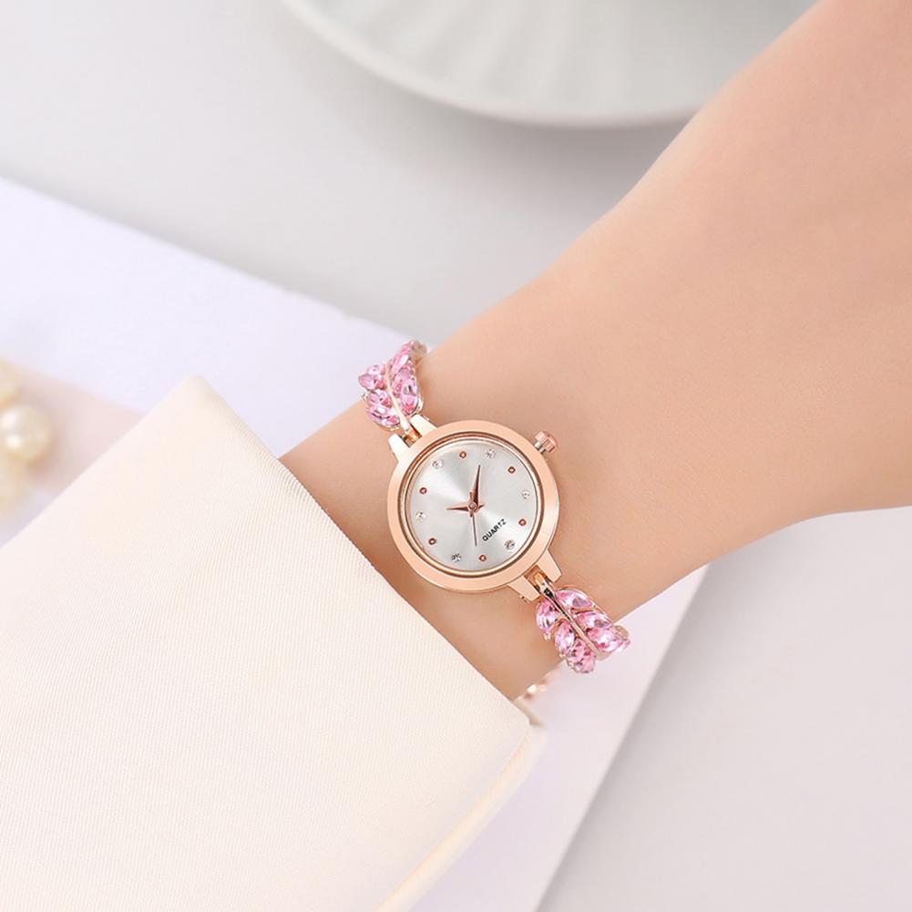 2.3cm Women Rhinestone Bracele - Jewelry Watches For Ladies avaliação e preço