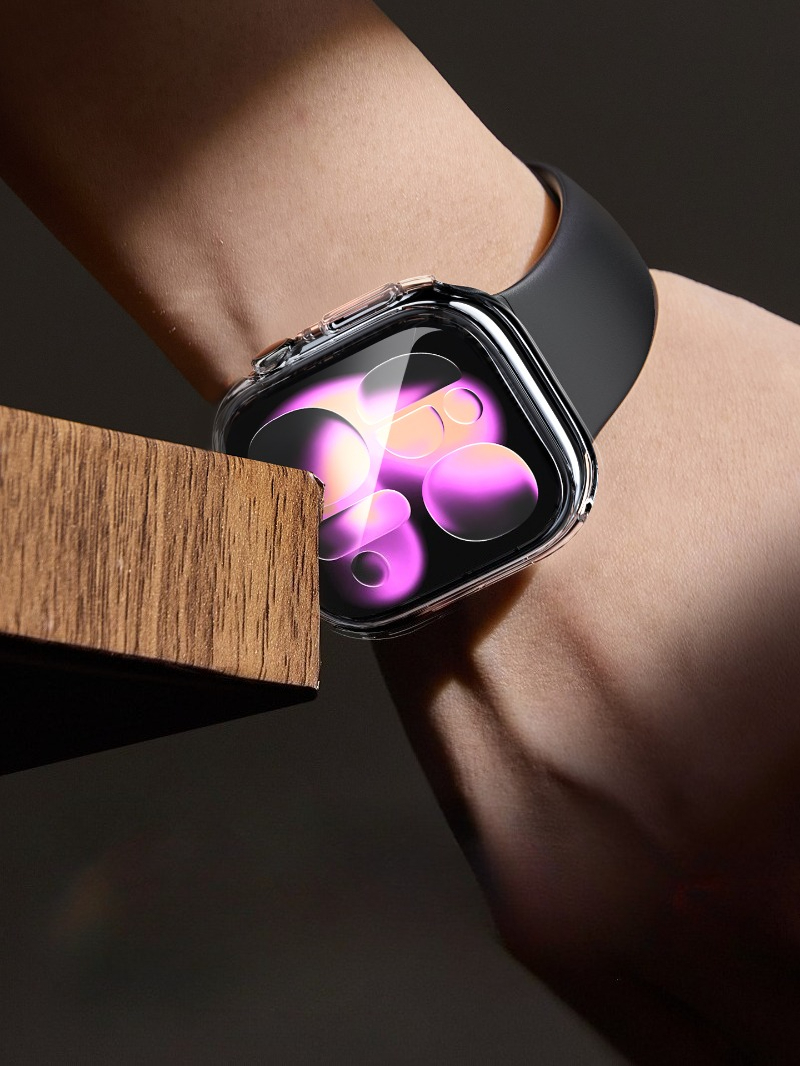3pcs Glass+Cover For Apple Wat - Jewelry Smart Watches avaliação e preço