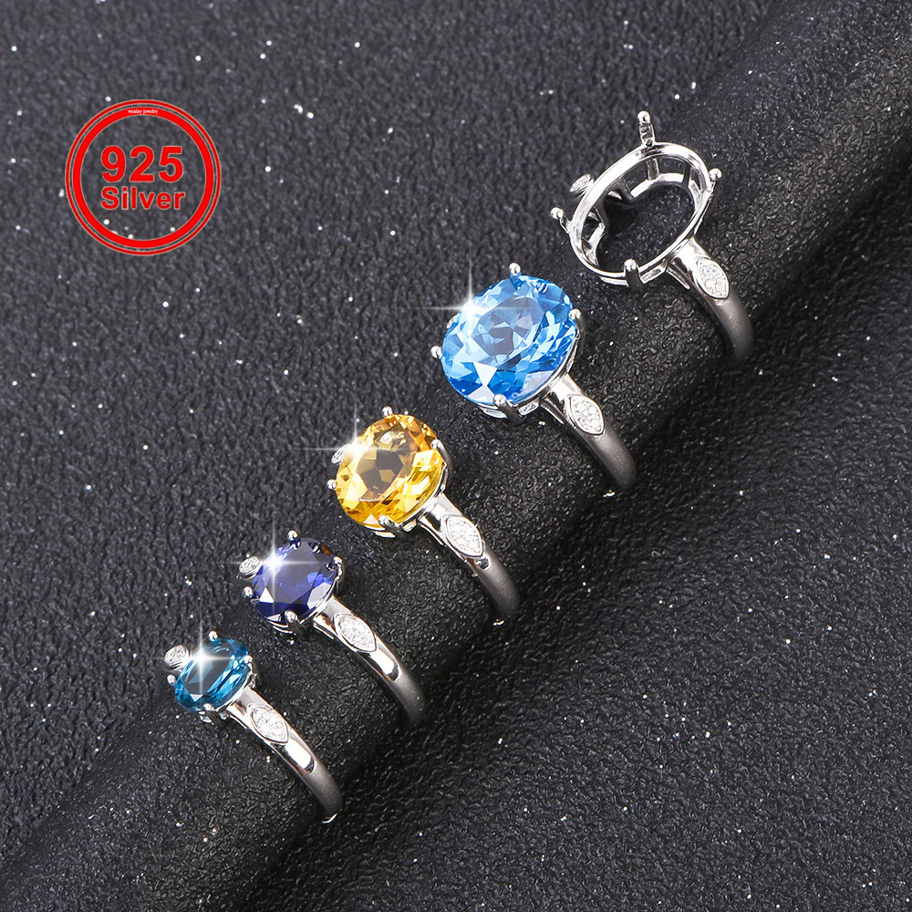 5x7-12x16mm Ring Blank 925 Ste - Sterling Silver Ring avaliação e preço