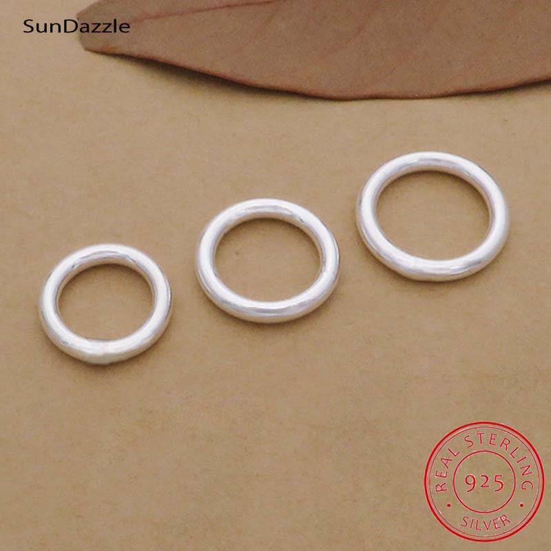 10pcs Genuine Real Pure Solid  - Sterling Silver Ring avaliação e preço