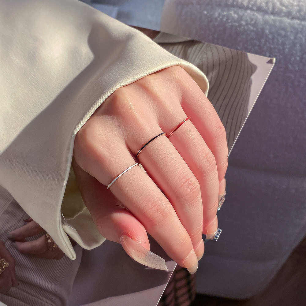 Titanium Steel Rose Gold Color - Titanium Steel Ring avaliação e preço