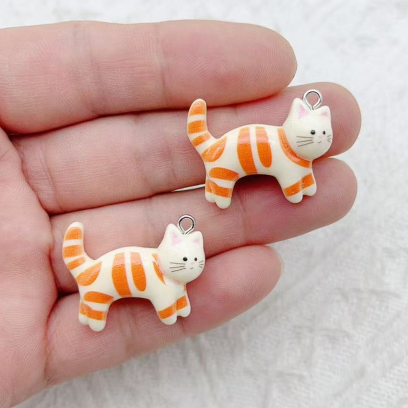 10pcs resin cartoon cat animal - Jewelry & Watches Store avaliação e preço