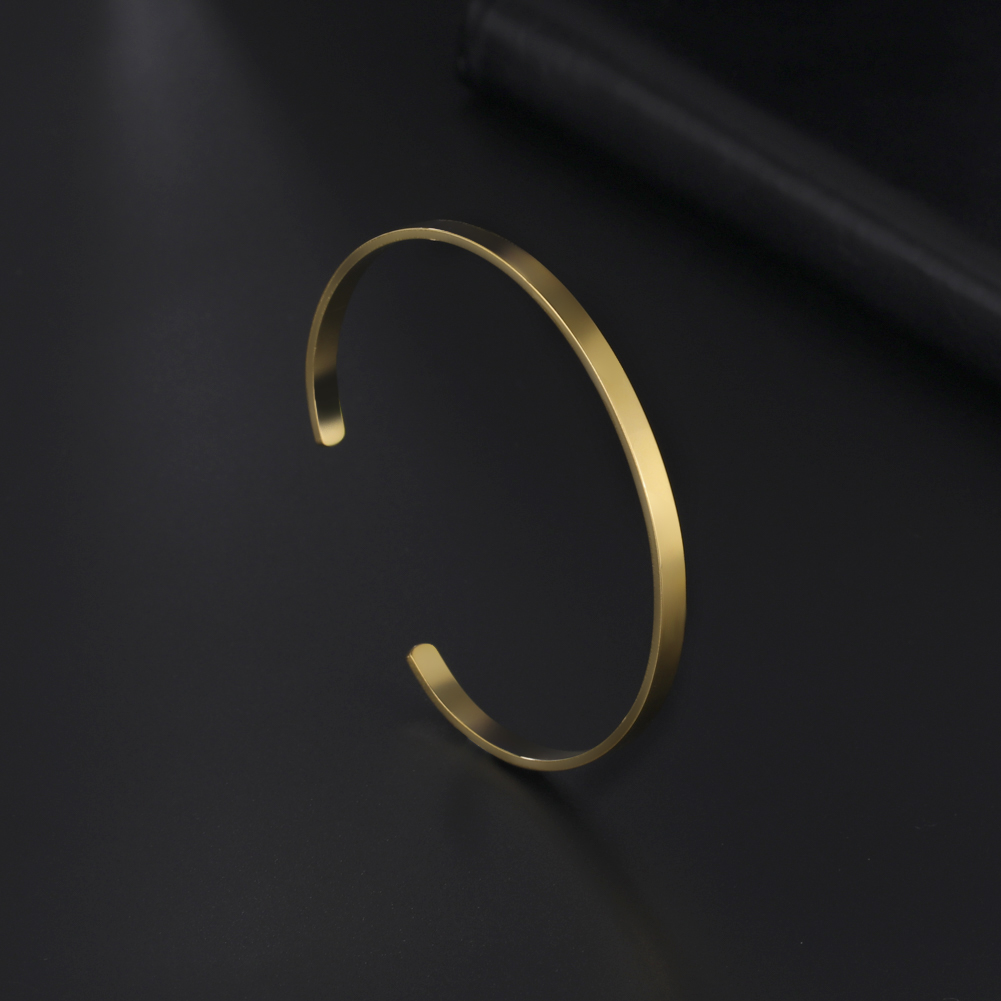 Name Bangle Personalized Brace - Rose Gold Bracelet avaliação e preço