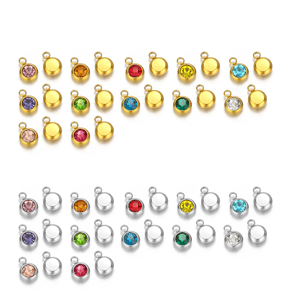 20pcs Zircon Beads Pendants St - Hoop Earrings avaliação e preço