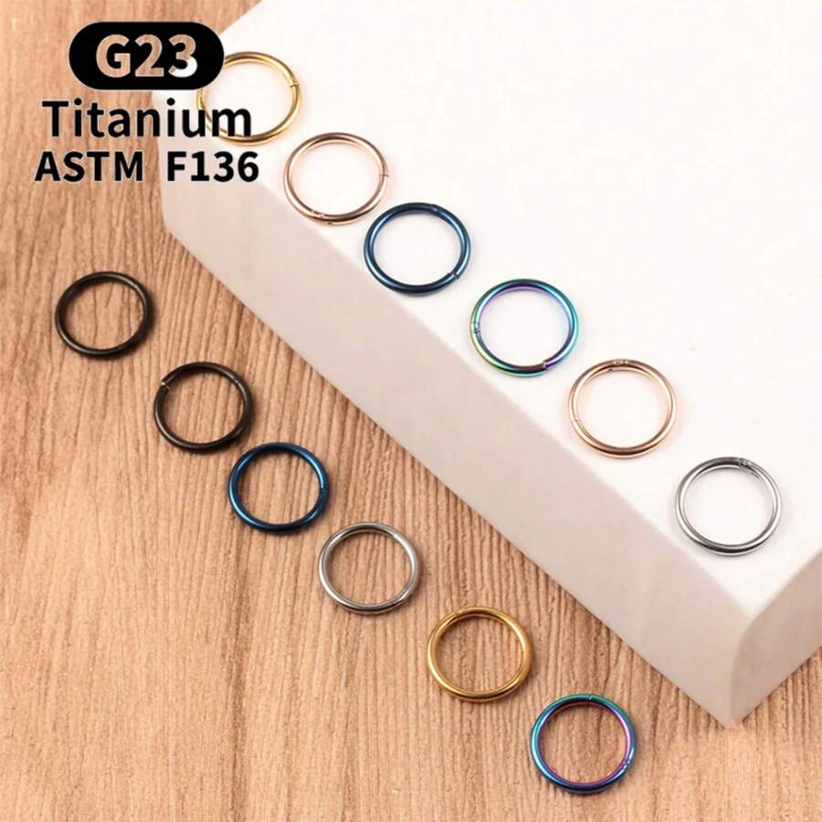 G23 Titanium Small Circle Nose - Hoop Earrings avaliação e preço