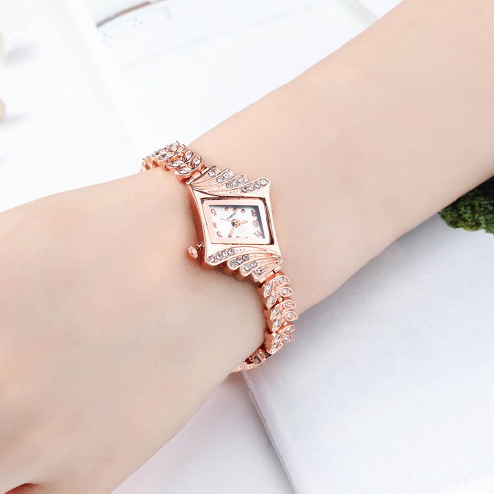 Unique Rhombus Inlaid Diamond  - Unique Jewelry Watches avaliação e preço