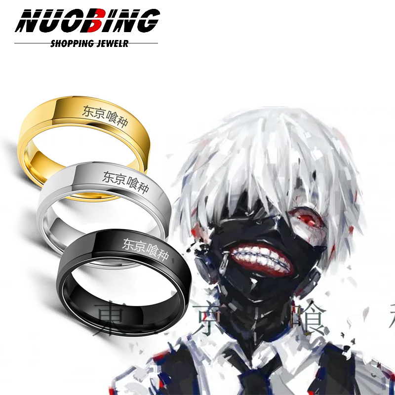 Anime Tokyo Ghoul Kinmu Kenyan - Titanium Steel Ring avaliação e preço