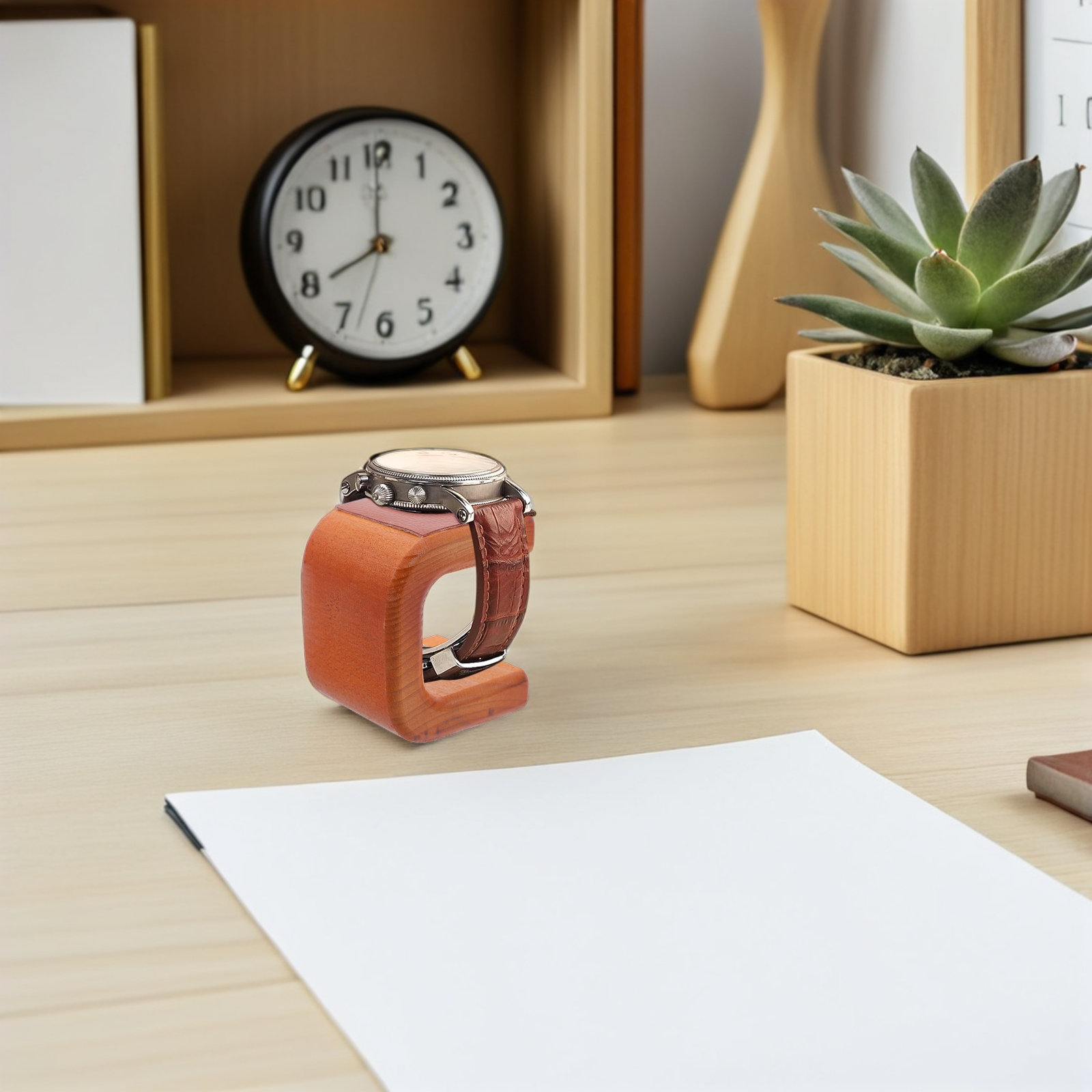 Wooden Watch Display Stand for - Jewelry Smart Watches avaliação e preço