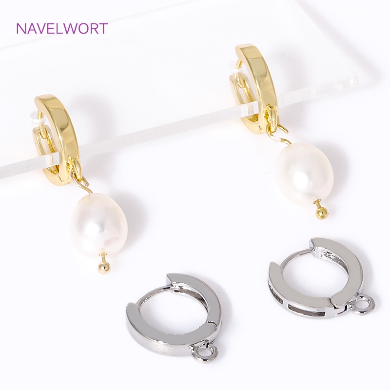 Luxury 18K Gold Plated Brass R - Hoop Earrings avaliação e preço