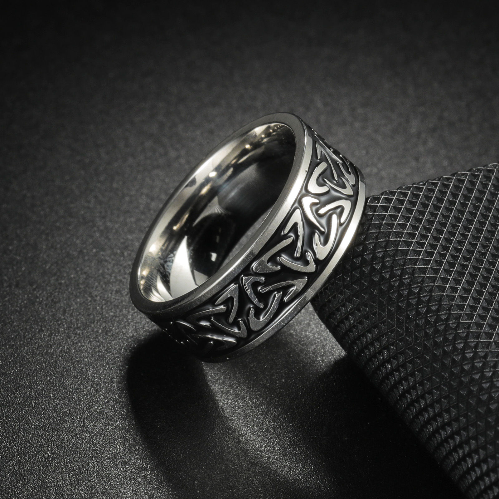 Retro Titanium Steel Ring With - Titanium Steel Ring avaliação e preço