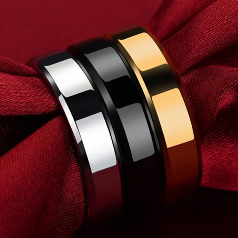 Customized Rings Engraved With - Titanium Steel Ring avaliação e preço