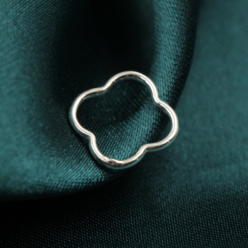 Sterling Silver Flower Connect - Sterling Silver Ring avaliação e preço