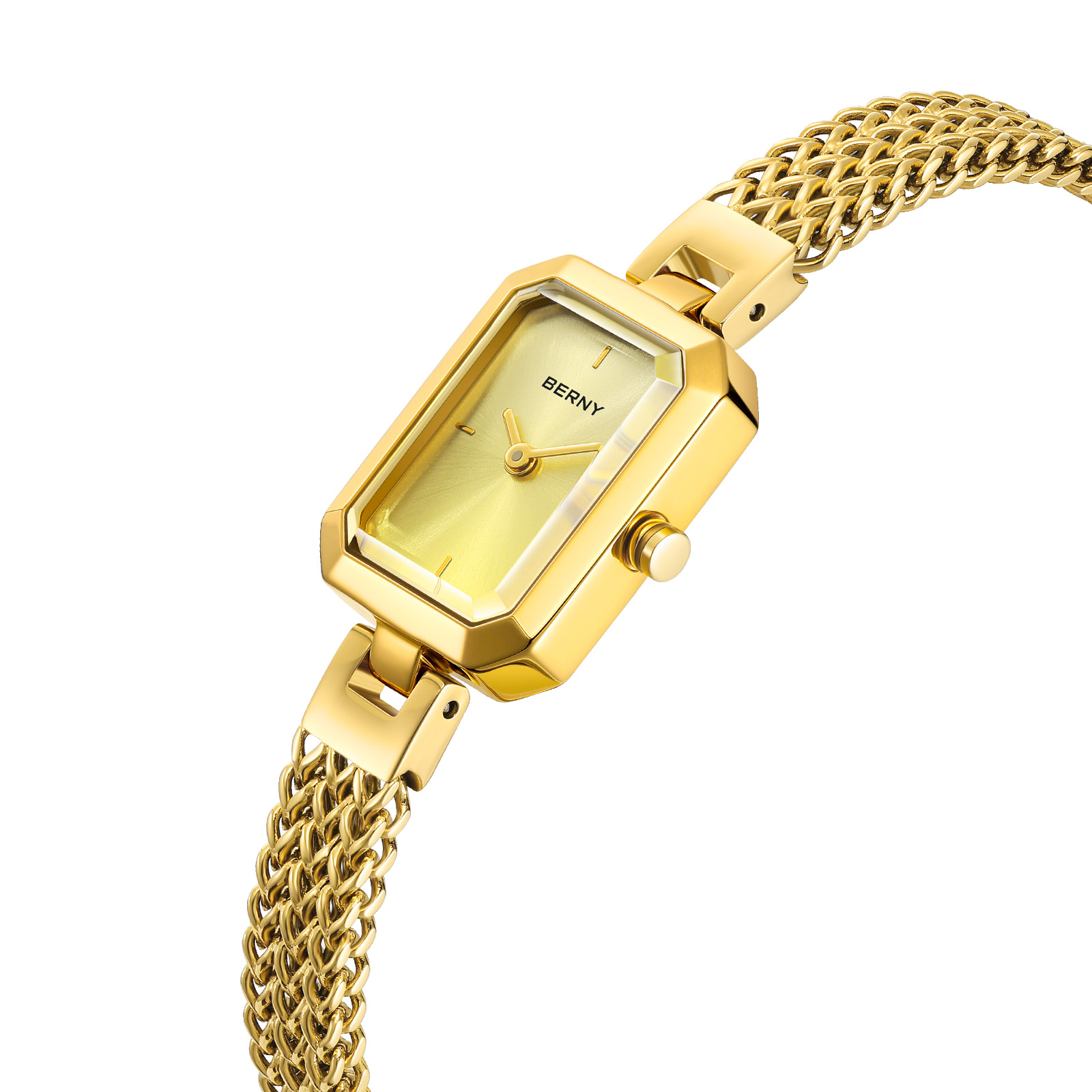 BERNY Gold Watch for Women Min - Jewelry Watches For Ladies avaliação e preço