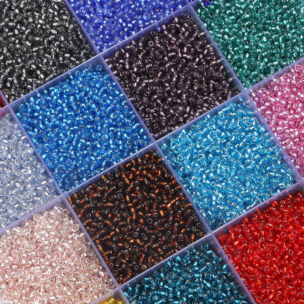 1150/5750pcs 2mm Glass Beads S - Hoop Earrings avaliação e preço