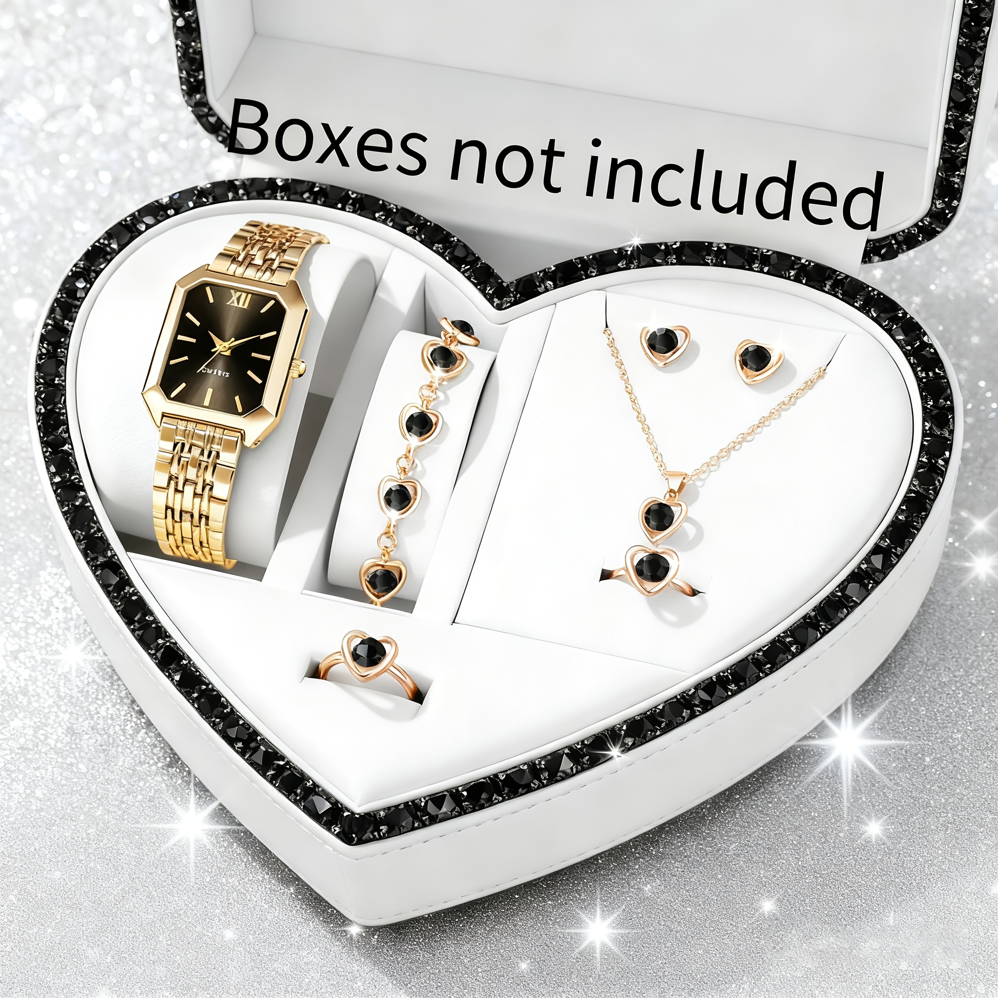 6PCS Elegant Rectangle Women Q - Jewelry Watches For Ladies avaliação e preço