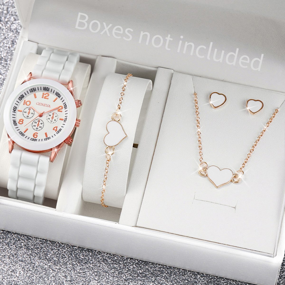 5/6PCS Fashion Women Watches J - Jewelry Watches For Ladies avaliação e preço