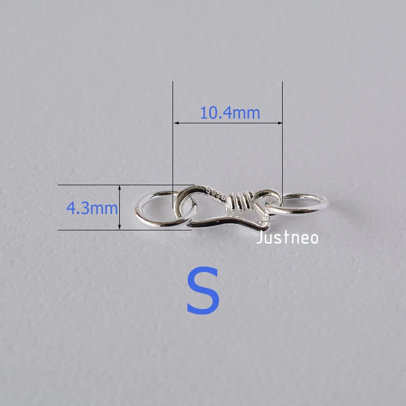 Sterling Silver S Hook & Eye F - Sterling Silver Ring avaliação e preço