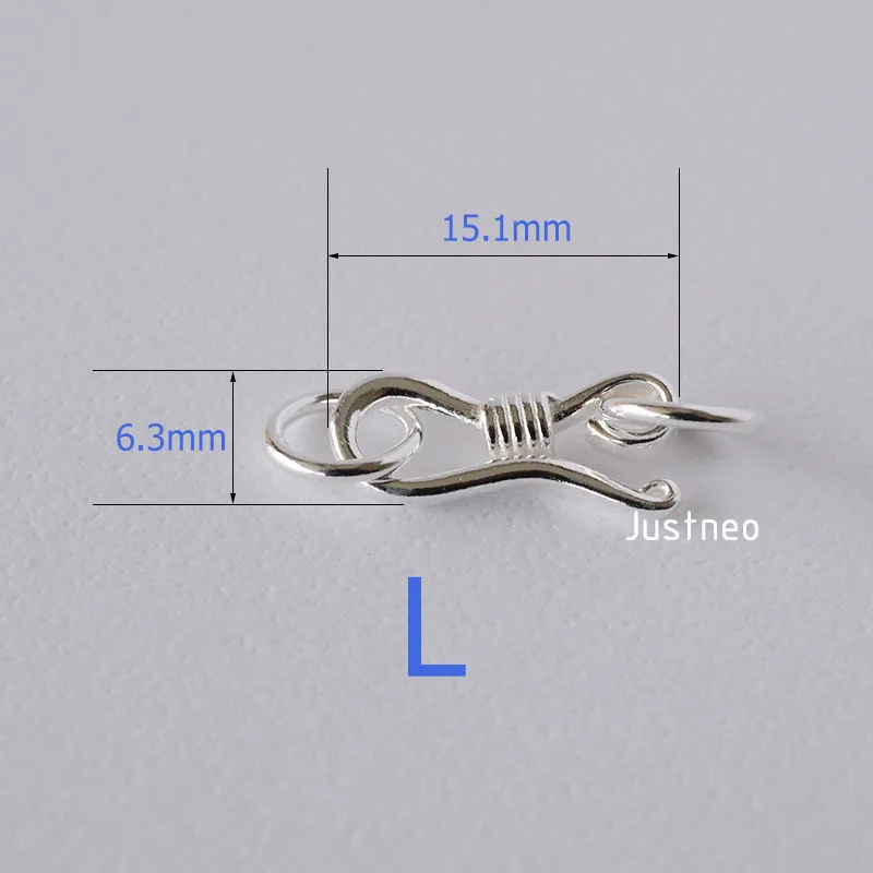 Sterling Silver S Hook & Eye F - Sterling Silver Ring avaliação e preço
